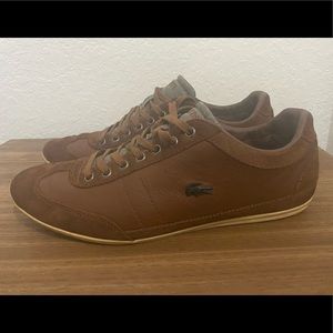 Lacoste suede & leather sneakers